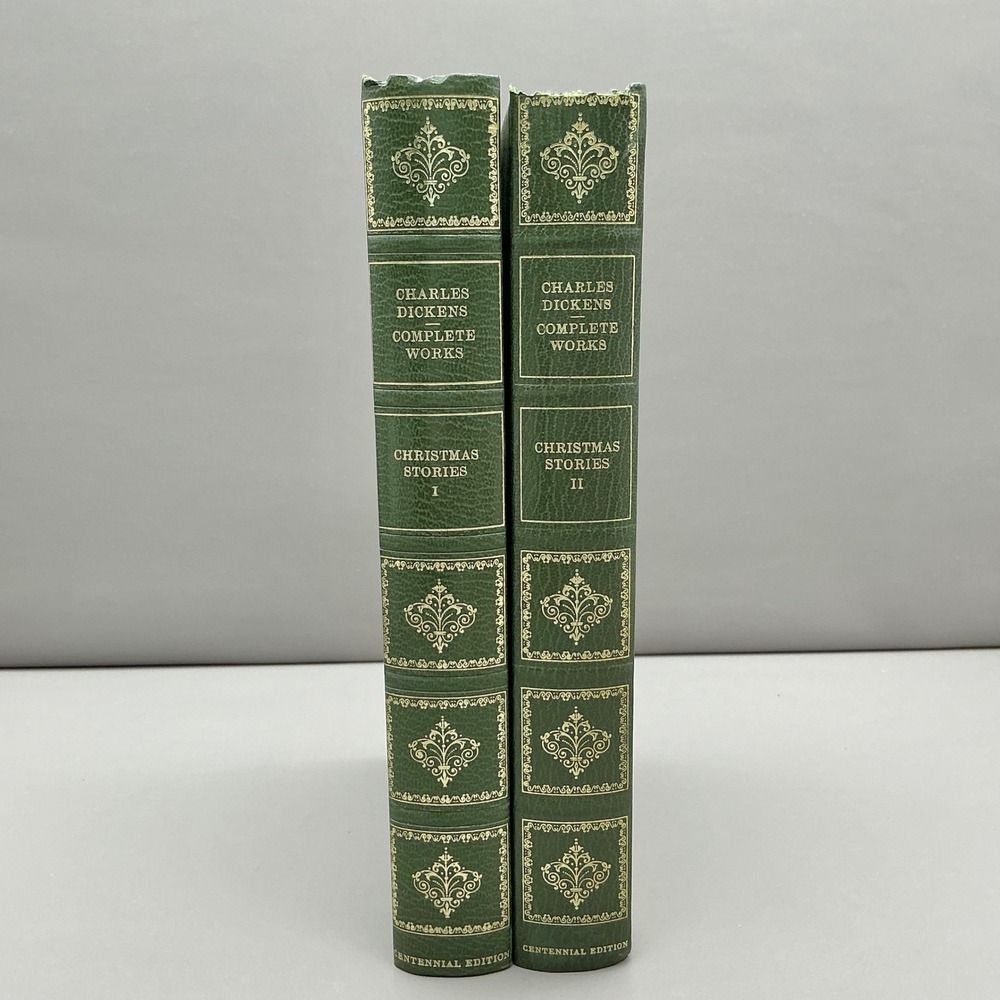 Charles Dickens Christmas Stories I II Centennial Edition Heron Books 2 Vol Set